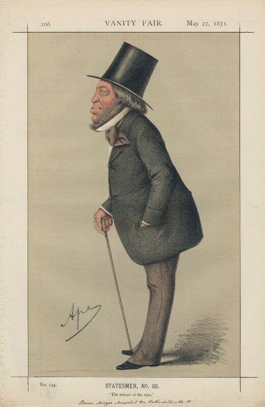 Mayer amschel de rothschild, baron de rothschild ('statesmen, no. 85.') npg d43485