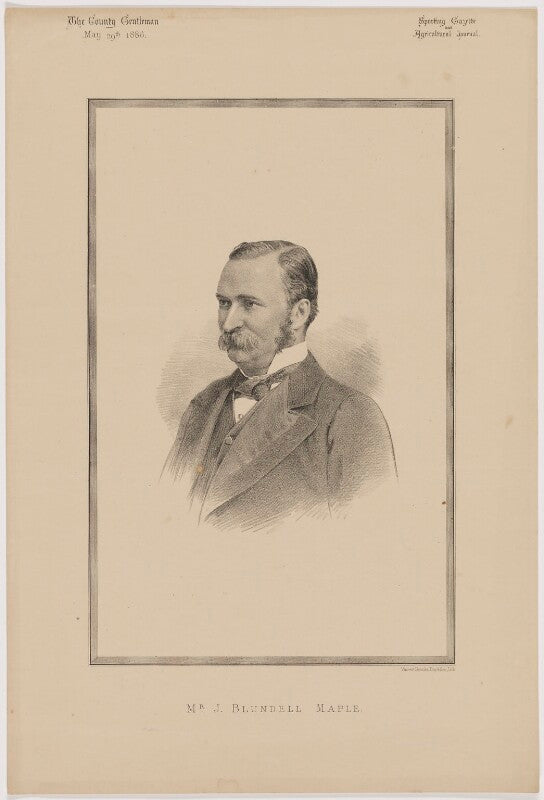 Sir john blundell maple, 1st bt npg d46178