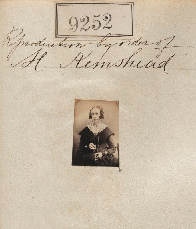 'reproduction by order of h kemshead' npg ax59075
