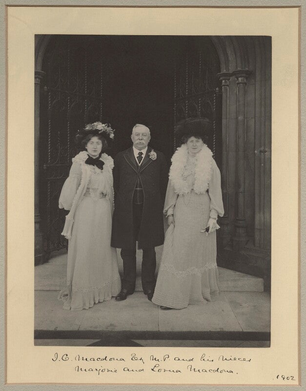 Marjorie macdona; john cumming macdona; lorna macdona npg x31580
