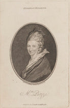 Hester Lynch Piozzi (née Salusbury, later Mrs Thrale) NPG D14438