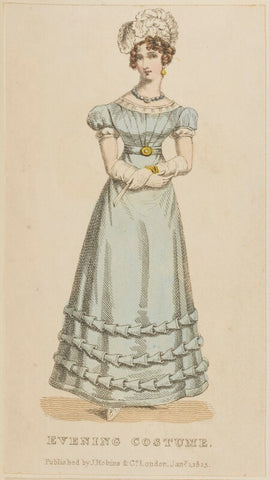 'Evening Costume', January 1825 NPG D47562