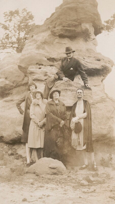 E.q. nicholson; elsie myers (née palmer); leopold hamilton myers; eveleen ('eve') clarke (née myers) npg x74695