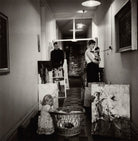 Paul Millichip and Felicity Evershed with their children Diana and Robin and the family's Siamese cat, Mr Greibson NPG x132983