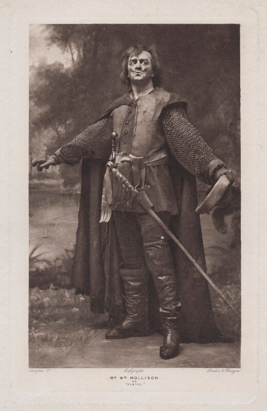 William mollison as pistol in 'henry v' npg x21366