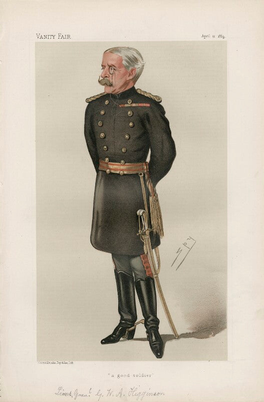 Sir george wentworth alexander higginson ('men of the day. no. 302.') npg d44169