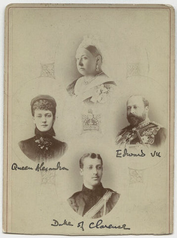 Queen Victoria; Queen Alexandra; King Edward VII; Prince Albert Victor, Duke of Clarence and Avondale NPG x134931