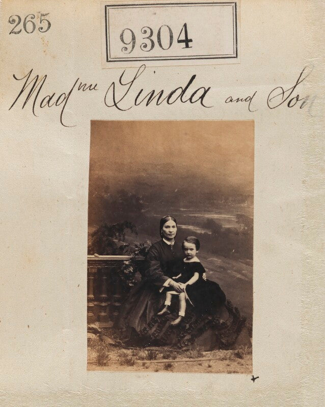 Mrs linda and son npg ax59122