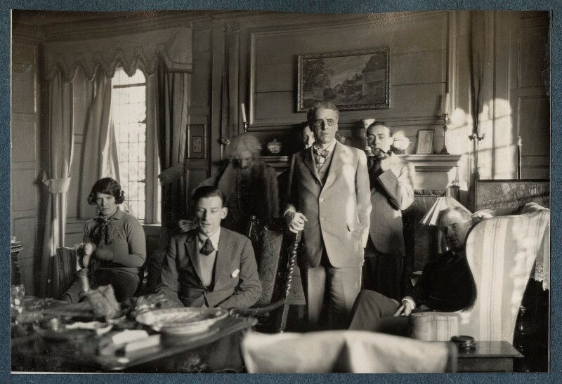 Philip and julian morrell with friends at garsington npg ax142413