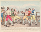 'The famous battle between Richard Humphreys and Daniel Mendoza...' NPG D12369