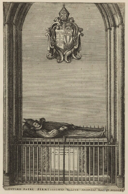 Lancelot andrewes as effigy npg d7019