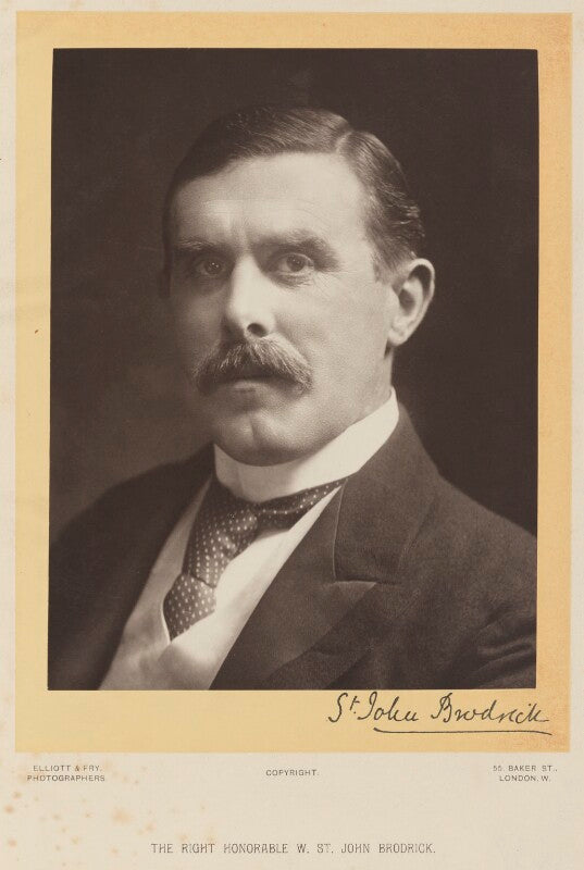 (william) st john fremantle brodrick, 1st earl of midleton npg ax16106