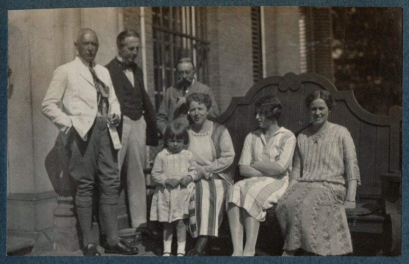 Philip edward morrell; wilhelm viktor von ilsemann; julian vinogradoff (née morrell) and others npg ax142141