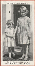 'The Princesses and Their Miniature House' (Queen Elizabeth II; Princess Margaret) NPG D47314