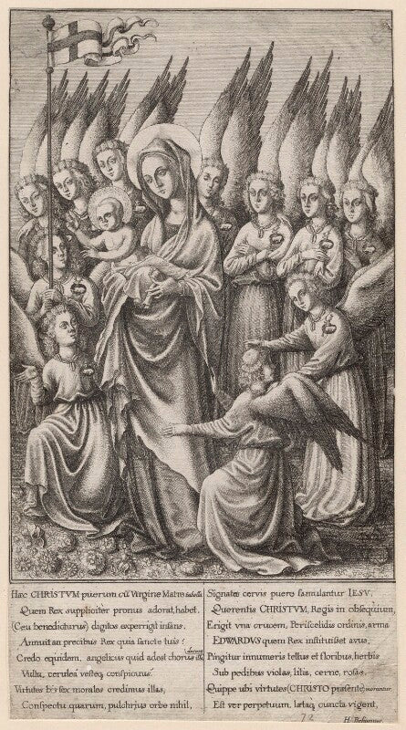 The wilton diptych (relates to richard ii) npg d17882