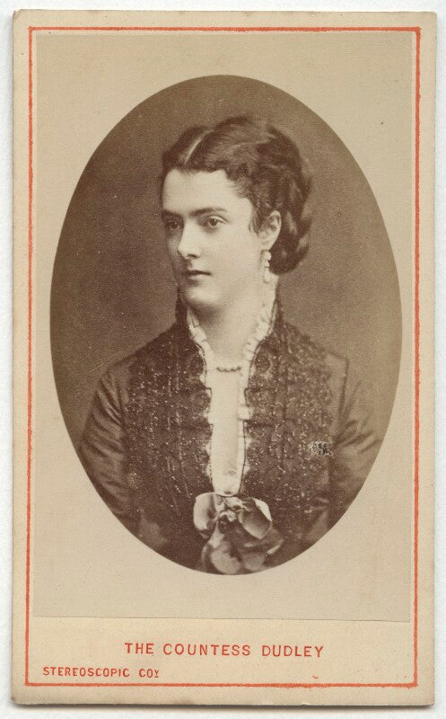 Georgina elizabeth ward (née moncreiffe), countess of dudley npg ax46231