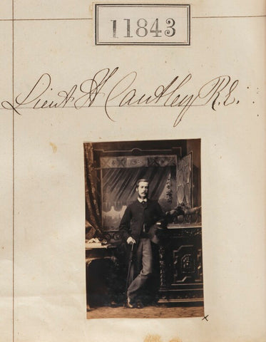 Lieutenant H. Cautley(?) RE NPG Ax61522