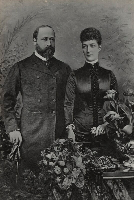 King edward vii; queen alexandra npg ax26439