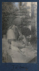 Julian Vinogradoff (née Morrell) with her pug Soie NPG Ax141220