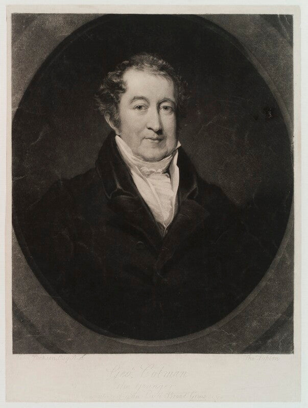 George Colman the Younger Portrait Print – National Portrait Gallery Shop