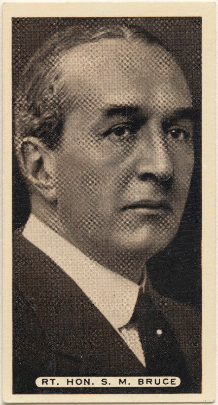 Stanley melbourne bruce, 1st viscount bruce of melbourne npg d49122