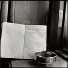 Visitors' comments book at Ida Kar's exhibition in Moscow NPG x134760