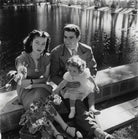 Queen Fawzieh of Iran; Mohammed Reza Pahlavi, Shah of Iran; Princess Shahnaz Pahlavi of Iran NPG x132090