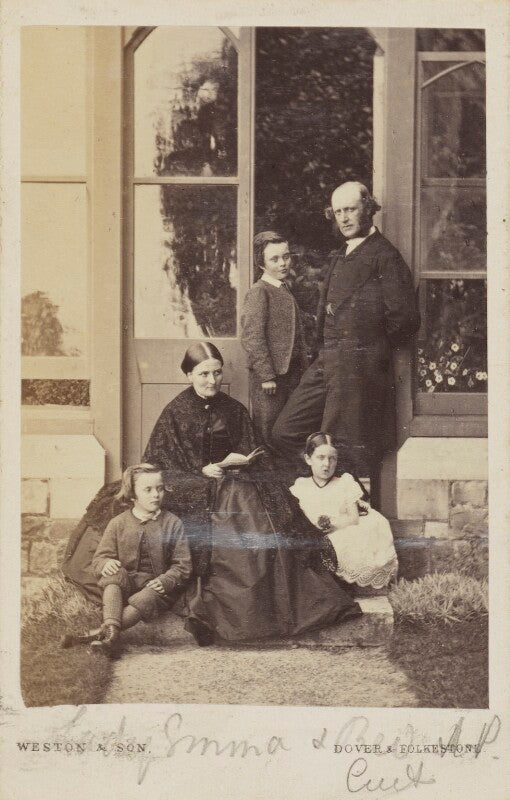Sir herbert edward purey cust with family npg ax68089
