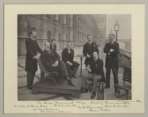 'The Seven "Unionist" Whips, House of Commons 1902' NPG x135303