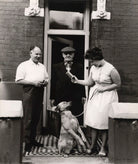 Scottie Wilson with his landlord and landlady NPG x126214