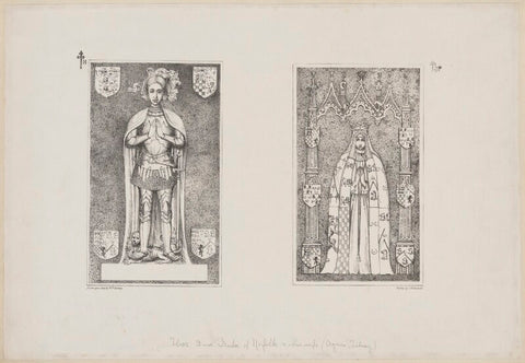 Thomas Howard, 2nd Duke of Norfolk; Agnes Howard (née Tilney), Duchess of Norfolk NPG D38987