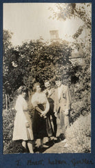 Julian Vinogradoff (née Morrell); Dorothy Brett; Geoffrey Nelson; Mark Gertler NPG Ax140696