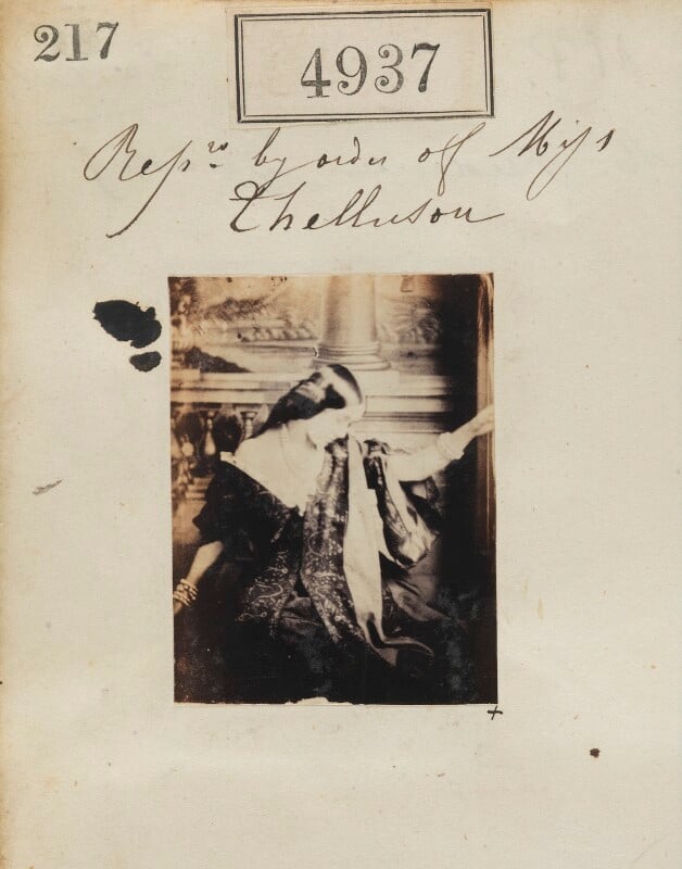 Unknown woman ('reproduction by order of miss thellusson') npg ax54945