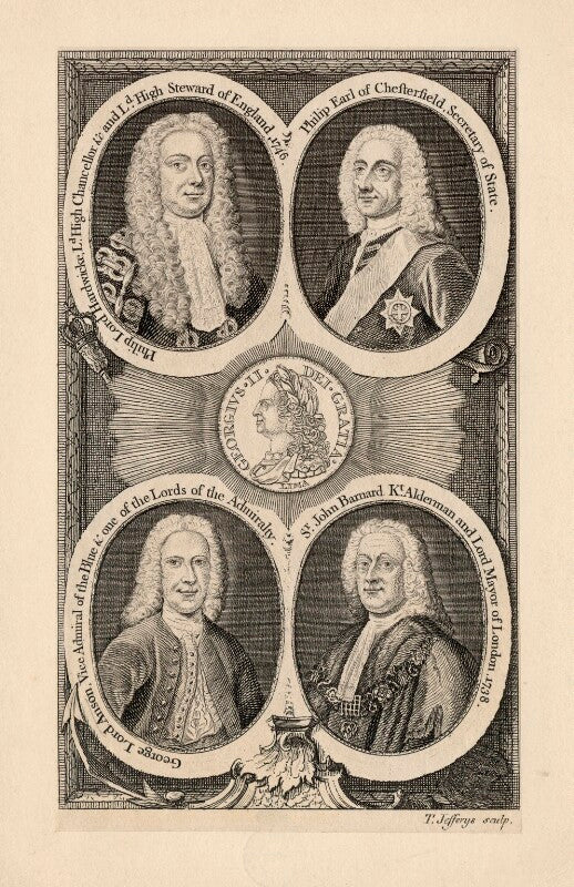 George ii and his officials npg d17871