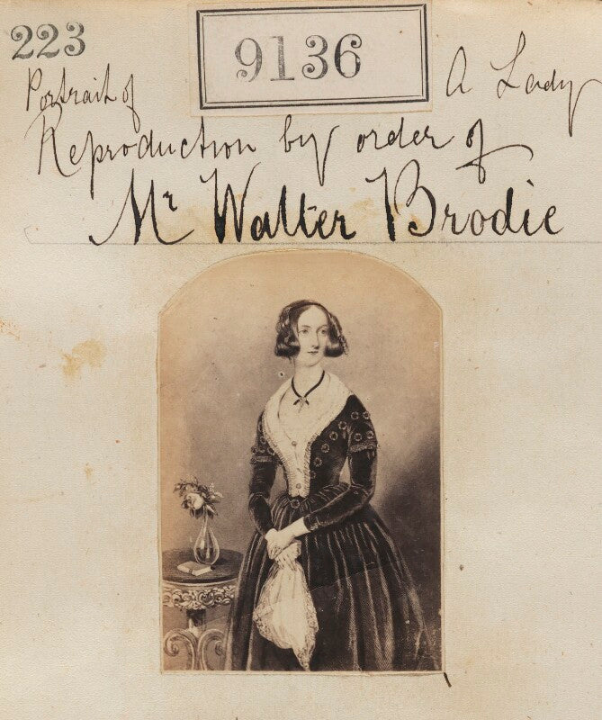 Unknown woman ('reproduction by order of mr walter brodie') npg ax58958