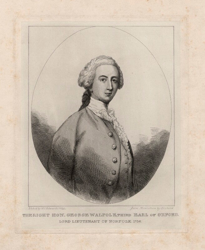 George walpole, 3rd earl of orford npg d5421