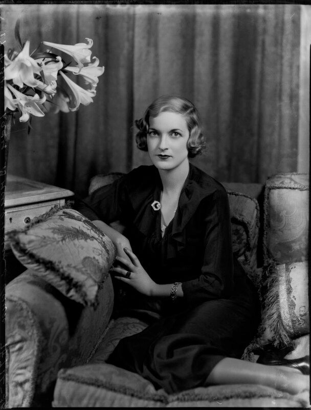 Violet valerie brougham (née french), lady brougham and vaux (later mrs kindersley) npg x151173