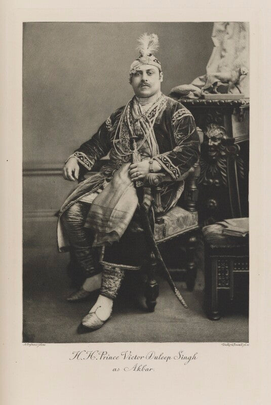 Prince victor albert jay duleep singh as akbar npg ax41069