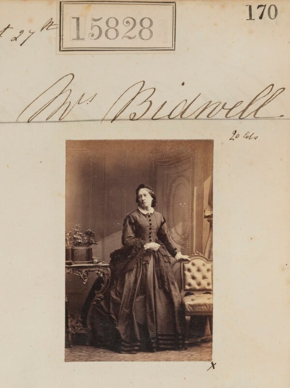 Mrs bidwell npg ax63758