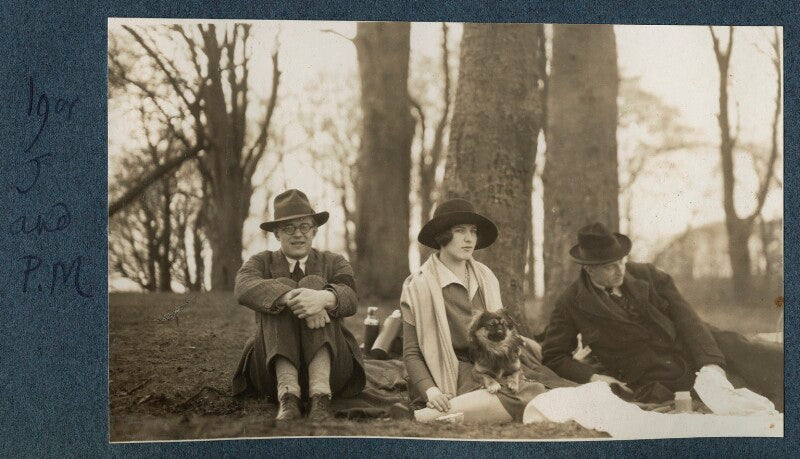 Igor vinogradoff; julian vinogradoff (née morrell); philip edward morrell npg ax142495