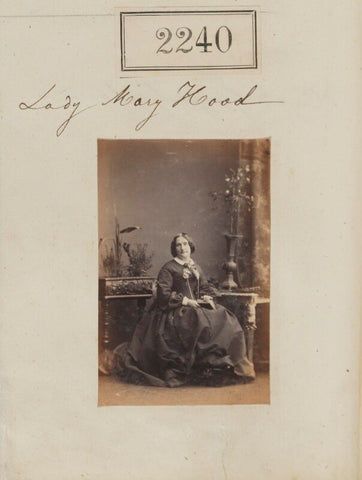 Mary Penelope (née Hill), Viscountess Bridport NPG Ax51628
