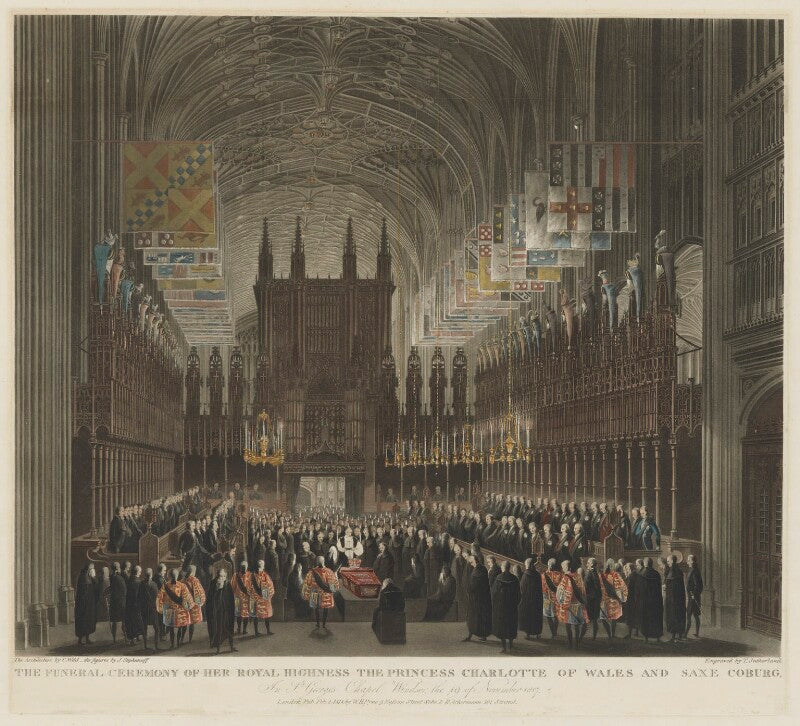 The funeral ceremony of her royal highness the princess charlotte of wales and saxe coburg npg d20919