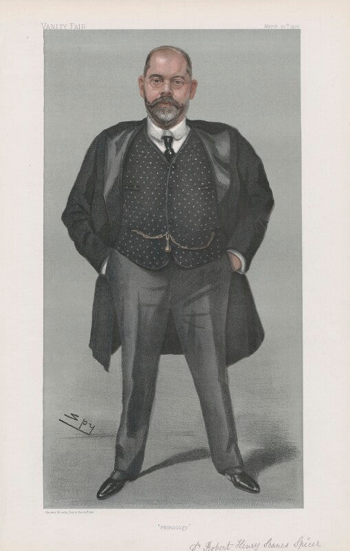 Dr robert henry scanes spicer ('men of the day. no. 836.') npg d45110