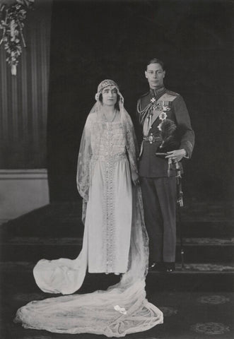 Queen Elizabeth, the Queen Mother; King George VI NPG x183992