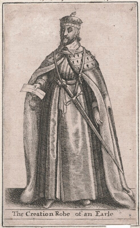 Thomas howard, 14th earl of arundel ('the creation robe of an earle') npg d43027