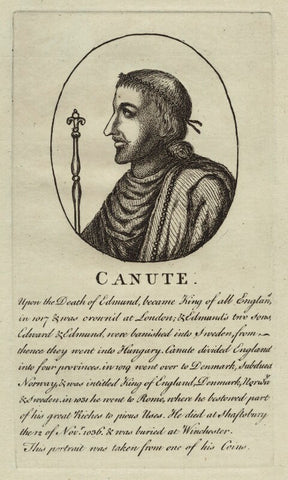 Canute, King of England, Denmark and Norway NPG D23590