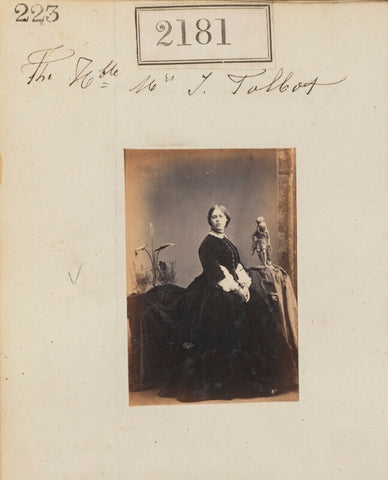 Hon. Mrs J. Talbot NPG Ax51569