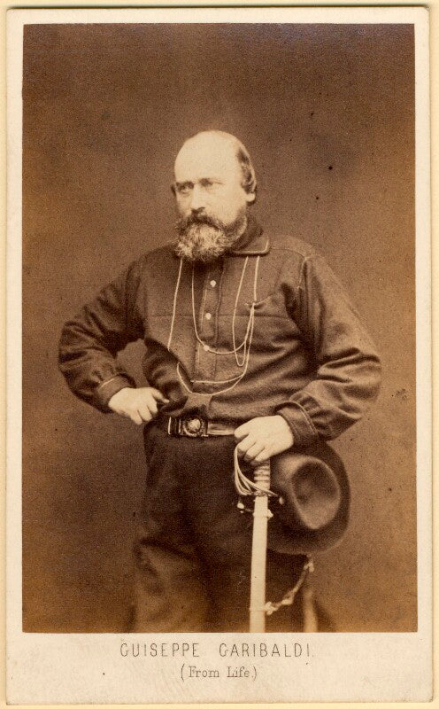 Unknown man, called giuseppe garibaldi npg x5106
