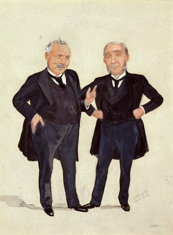 Sir henry campbell bannerman; henry hartley fowler, 1st viscount wolverhampton npg 6182