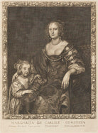 Margaret Montagu (née Russell), Countess of Manchester with an unknown daughter NPG D34297